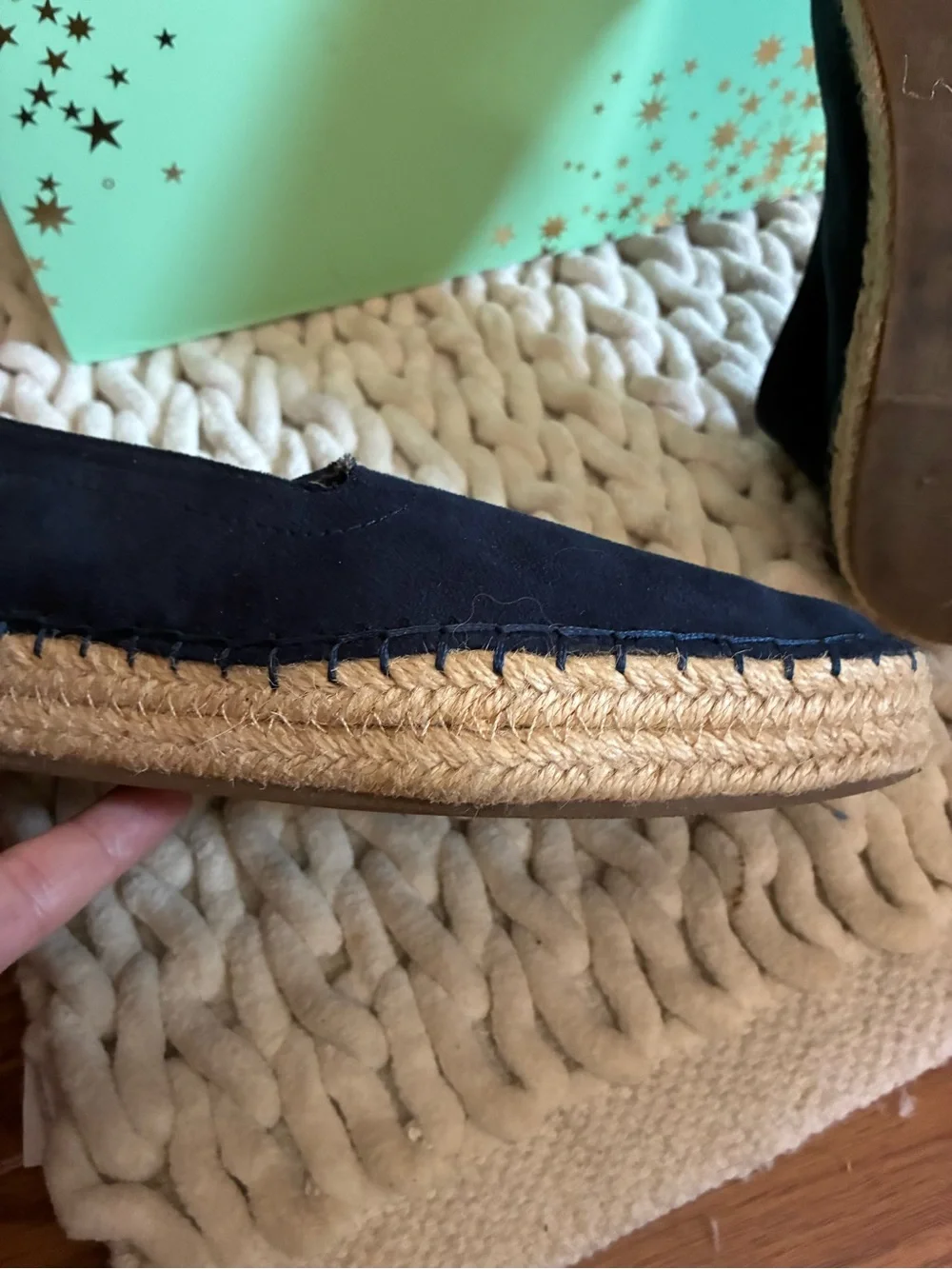 Women’s Navy Espadrille Slip-On Shoes - Casual Summer Comfort